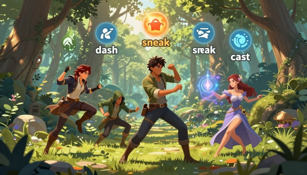 multi-tag tips for character movement
